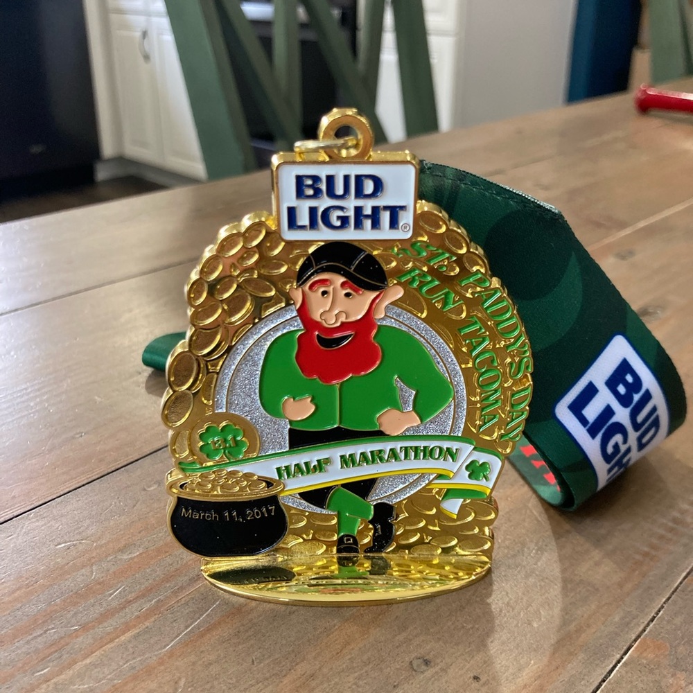 2017 St. Paddy’s Day Tacoma Half Marathon Medal